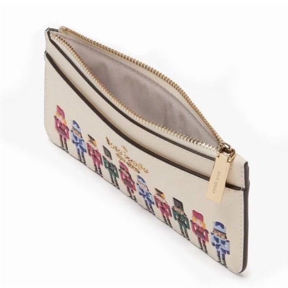 ♠️New kate spade Oh What Fun Nutcracker Large Slim Cardholder - Picture 6 of 6